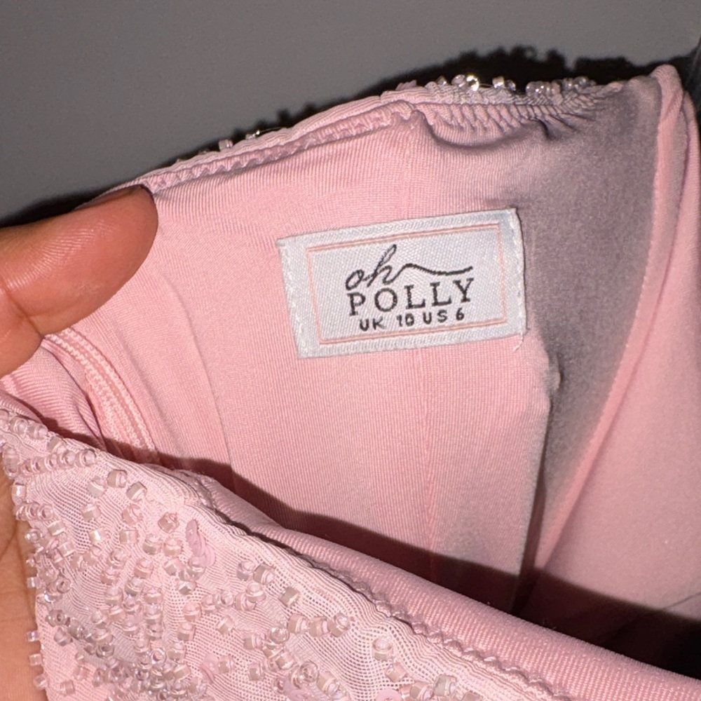 Oh Polly Strapless Pink Dress - Picture 2 of 4